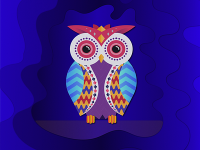 The Rainbow Owl 🎨🌈 artfulsymphony artistryunleashed colorfulartistry design graphic design illustration kaleidoscopicowl natureincolor vector vibrantspectrum