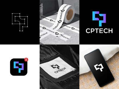 CP + Tech Logo Design | Branding abstract logo best logo branding business logo c logo cp tech logo design cp tech creative logo crypto fintech logo design logo designer logo inspiration logo technology minimalist logo modern logo modern tech logo p logo tech technology