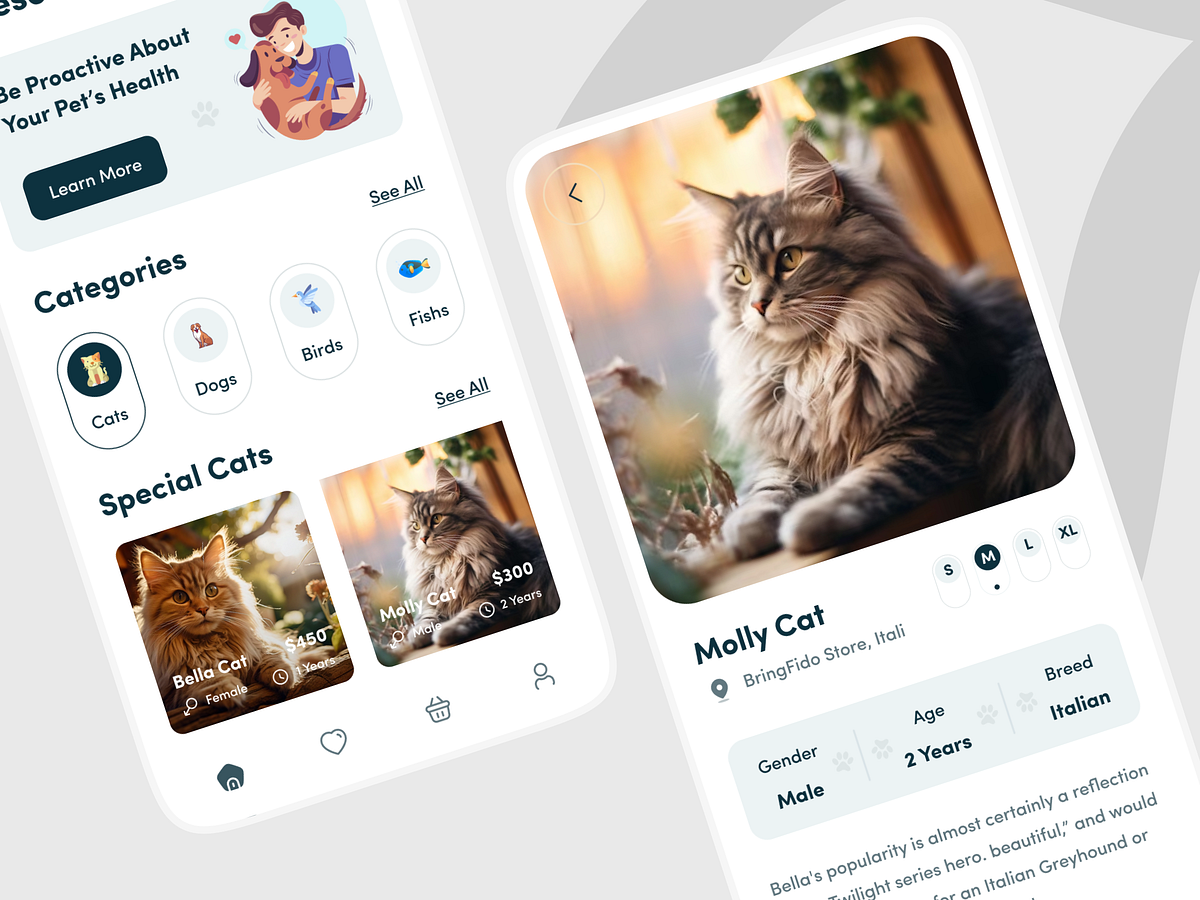 Pet UI designs, themes, templates and downloadable graphic elements on ...