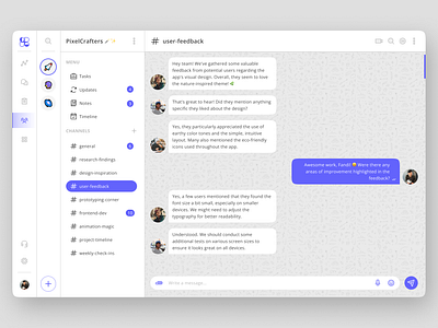 Chat Dasboard - Ollabs app appdesign chatapp dashboard design saas saasapp saasdesign ui uidesign ux uxdesign