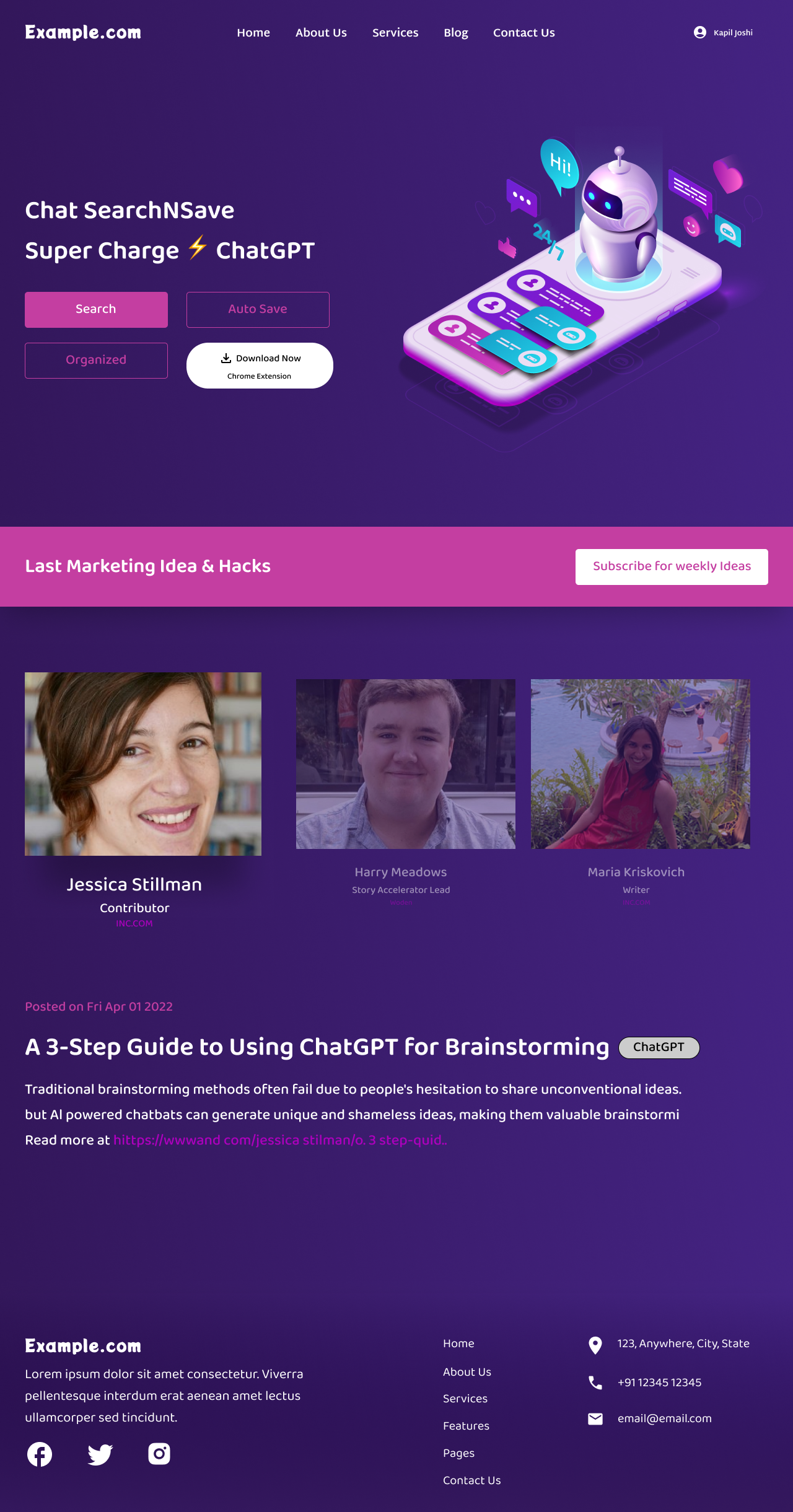 AI Web Landing Page Design adobe xd ai ai web ai web design branding design figma graphic design illustration logo ui ui design