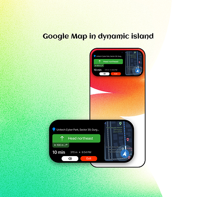 Dynamic Island Google Maps design dynamicisland ios product productdesign ui uiux ux