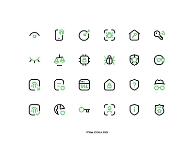 Iconly Pro, New security icons! design figma icon icondesign iconly pro iconography iconpack icons iconset illustration key lock logo privacy security ui