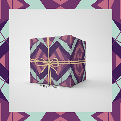 Wrapping paper design design digital art gifting solution illustration procreate product design rebound shot wrapping paper design