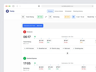 CraftUI Kit - Train Booking Ticket Webapp Saas Dashboard book booking booking seat booking ticket design system filter maps product app saas seat styleguide ticket ticket app train train app train ticket transportation travel travelling web app