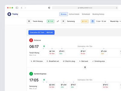 CraftUI Kit - Train Booking Ticket Webapp Saas Dashboard book booking booking seat booking ticket design system filter maps product app saas seat styleguide ticket ticket app train train app train ticket transportation travel travelling web app