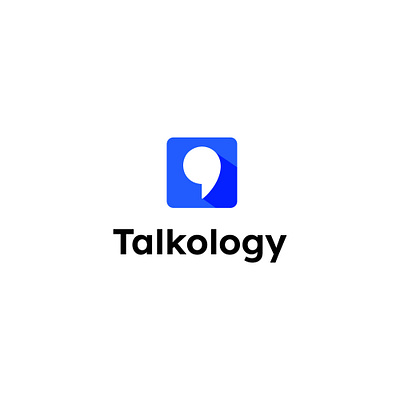 Talkology branding clean creative crypto design graphic design logo logodesign minimalist modern logo talk tech ui vector