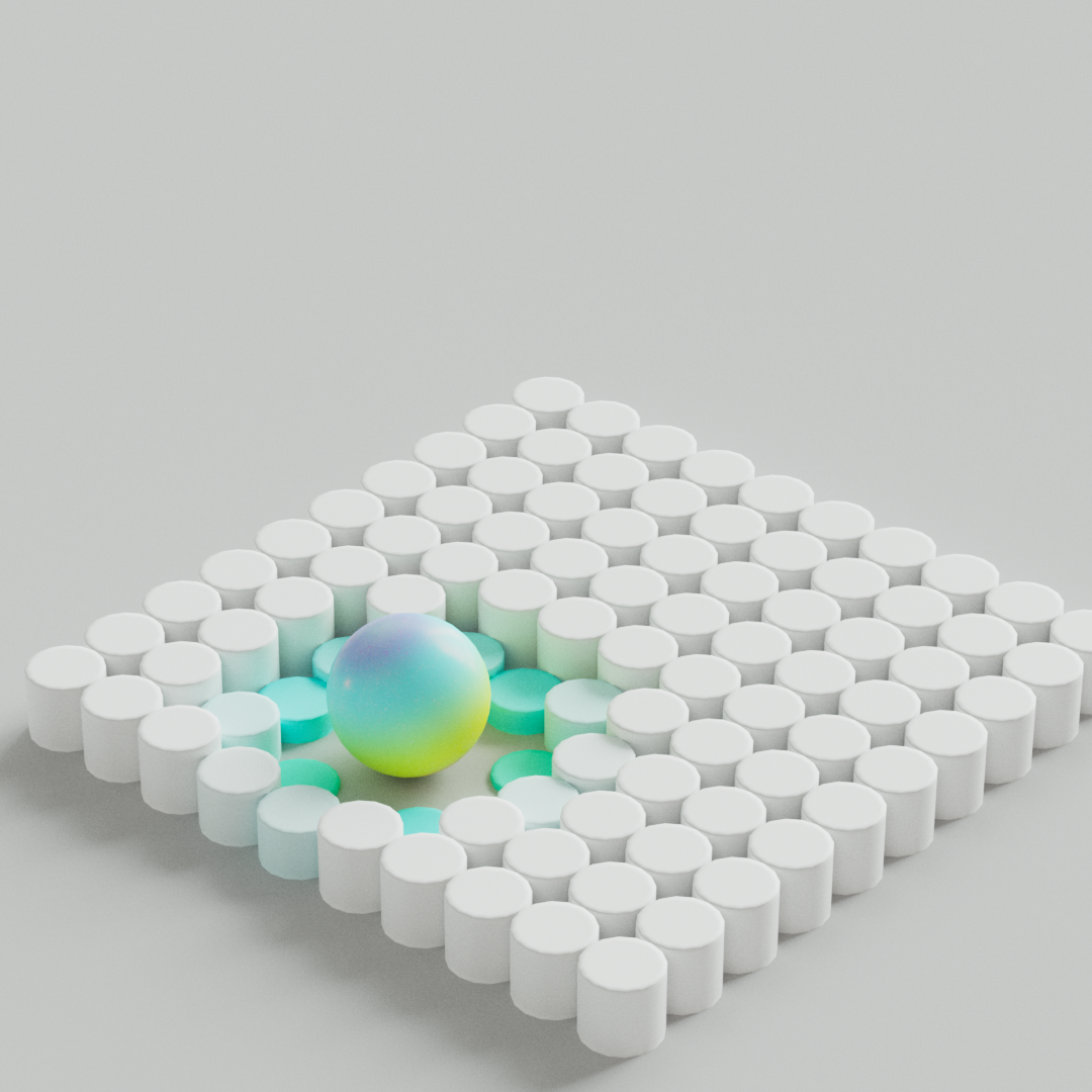 Ball movement 3d animation motion graphics