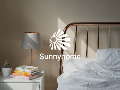 Sunny Home, Realestate logo, House branding custom logo home house icon logo logo mark realestate