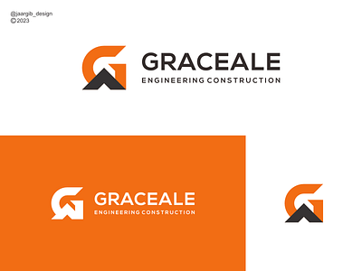 GA / AG monogram logo a brand branding building construction design engineering g home identity illustration letter logo monogram vector