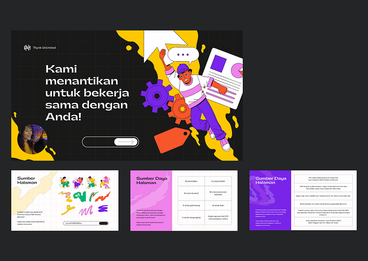 Desain Template Presentasi by puput indah permata sari on Dribbble