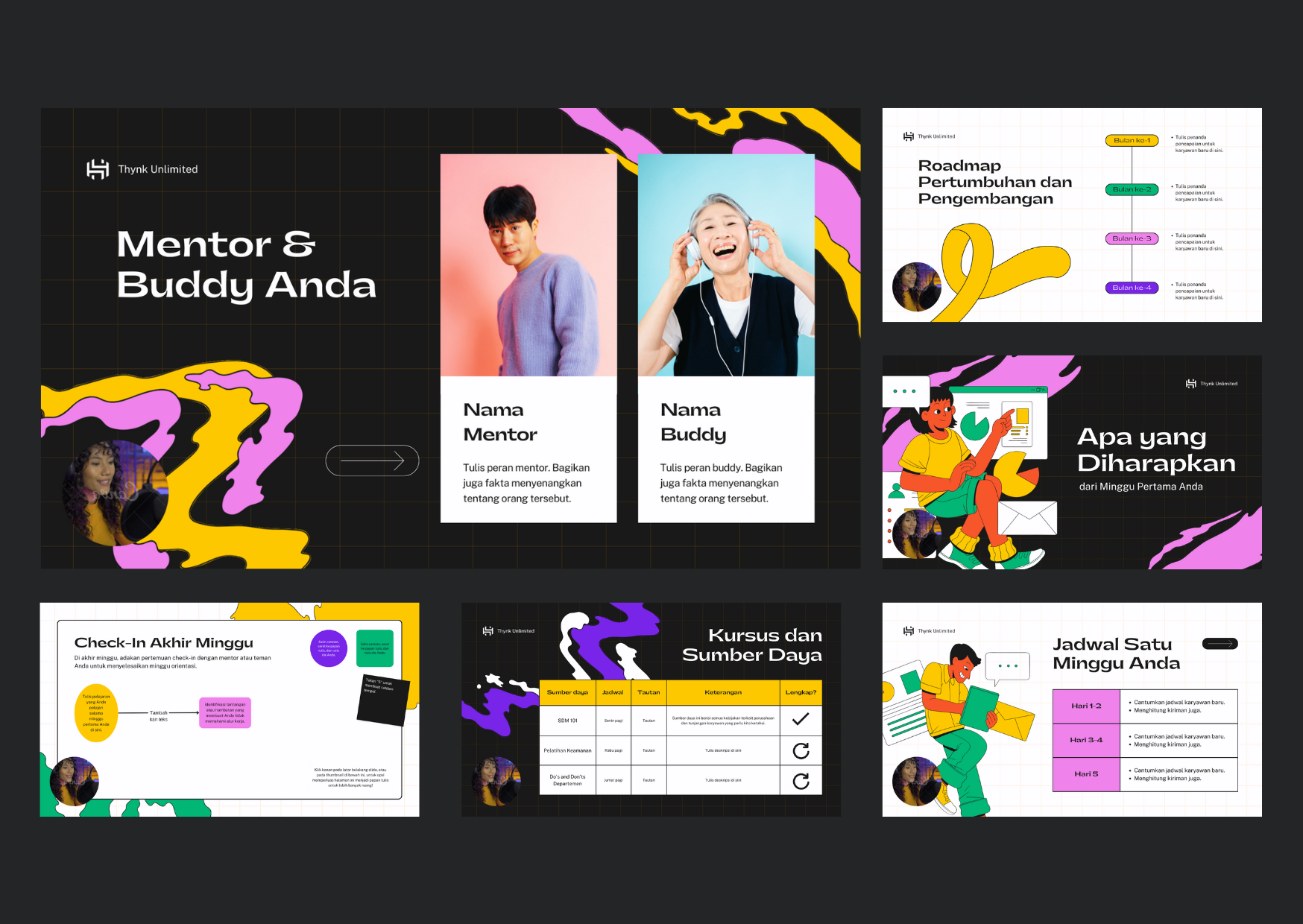 Desain Template Presentasi by puput indah permata sari on Dribbble