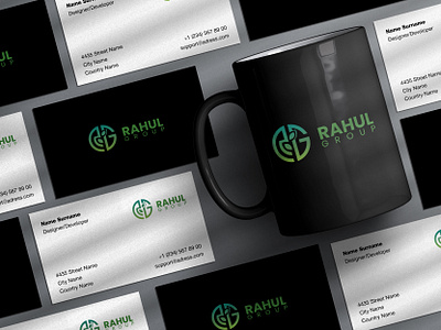 Rahul Group Logo Design (Unsed Concept) custom logo design