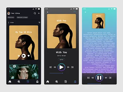 Music Player admin analytics branding dashboard dashbord design graphic design illustration logo ui
