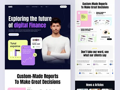 Fintech SaaS Website banking banking saas finance finance management saas fintech fintech saas landing page saas saas landing page saas uiux saas website design web web design website website design