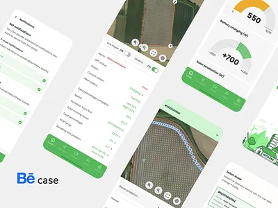 FarmDroid - mobile app for sustainable field robot agriculture battery behnace eco farmer farming iot list map menu mobile app power robot solar power solar punk status sustainable