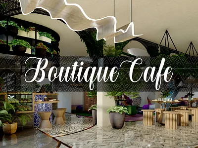 Boutique Cafe and indoor playarea interior design 3d concept 3d design 3d illustration 3d modelling 3d visualisation 3d visualization architecture bar design cafe design indoor planting interior design lighting design lumion photoshop planting design play area design restaurant design retail design seating design sketchup
