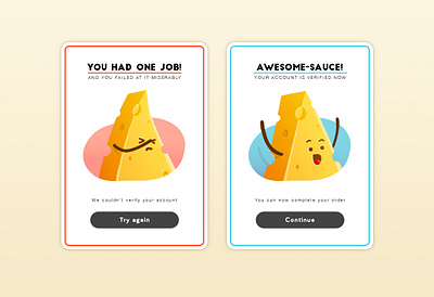 Daily UI 011 - Flash cards branding cards cheese confirmation dailyui design flash cards illustration illustrator photoshop pop up ui