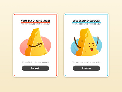 Daily UI 011 - Flash cards branding cards cheese confirmation dailyui design flash cards illustration illustrator photoshop pop up ui