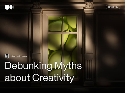 Medium: Debunking Myths about Creativity 3d animation article creativity medium psychology self improvement