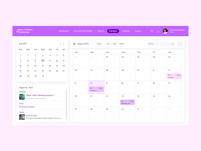 Calendar Design ui