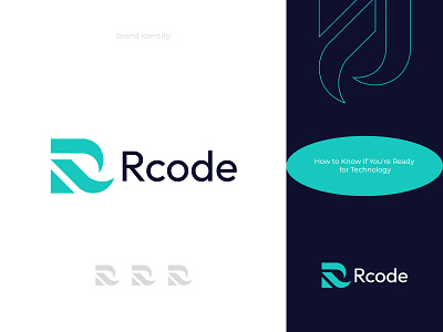 Rcode,logo design, brand brand identity branding design lettring logo logo design logo designer logo mark minimali logo modern logo monogram professonal logo simple logo