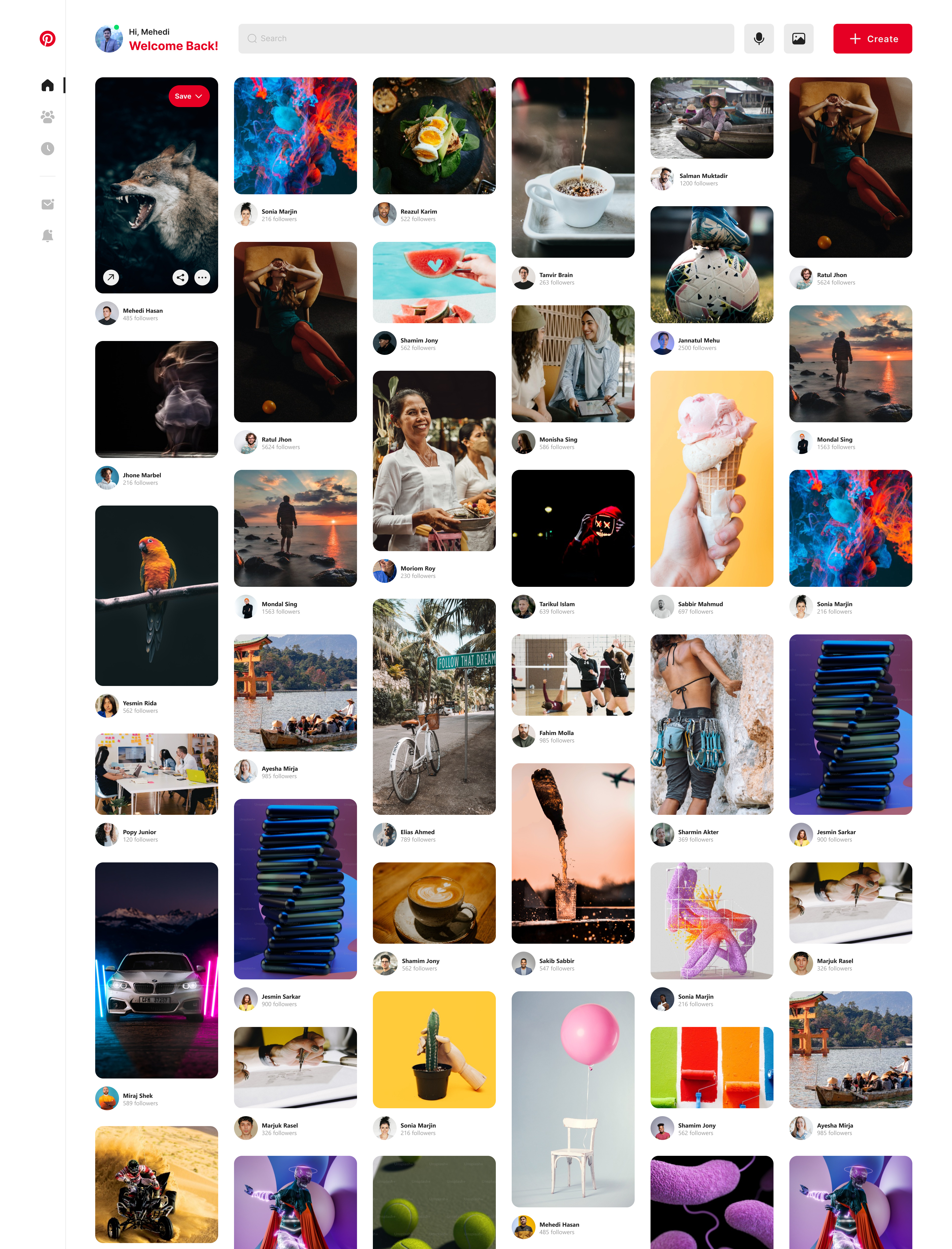 Example of Modern Figma Website Design (5to10 Page)