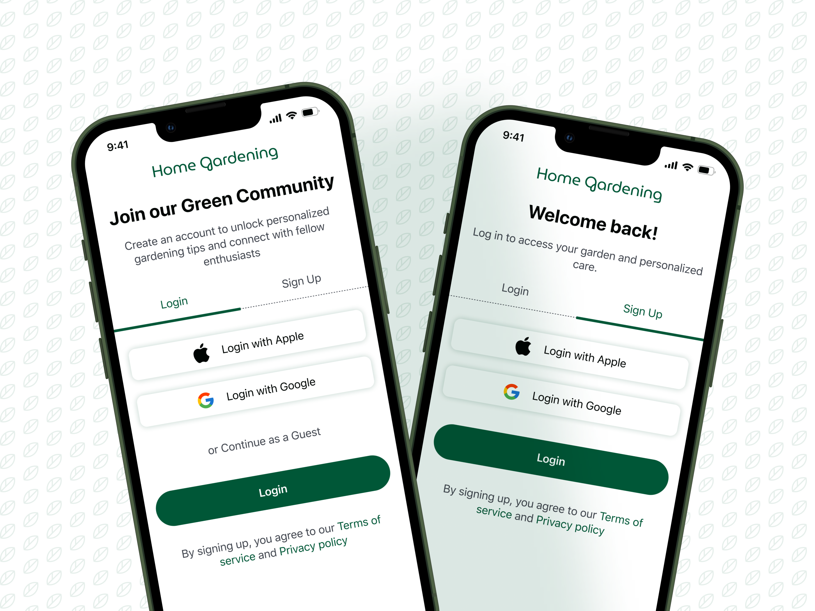 Sign In and Sign Up Screens dribbblers