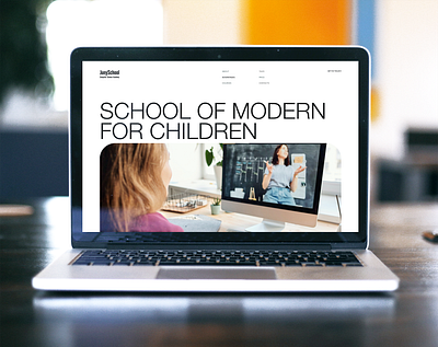 School of Modern Redesign buttons children childrens school design designprocess headline interactivedesign modern school for children typography ui ux visualdesign webdesigntrends