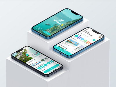 Travel App UI/UX Design booking app mobile application product design travel app design travel packages ui uiux user experience user interface ux