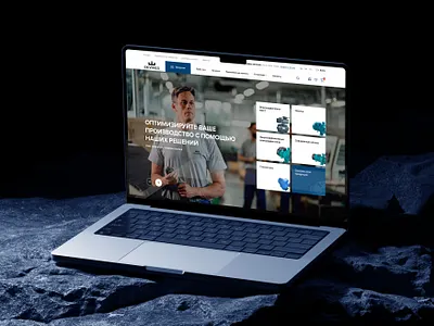 Website for the industrial company EKVIVEC design e commerce main page shop ui ux web design website