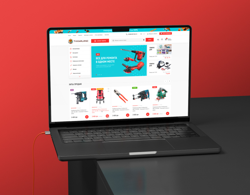 TYKWALAND creative design design ecommerce shop store ui ux web design website