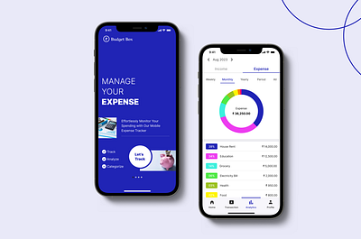 Expense Tracker App Design app design expense tracker app ui uiux