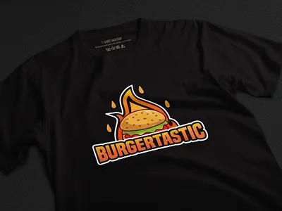 Burger logo design 3d branding burger logo design graphic design logo logo design motion graphics ui