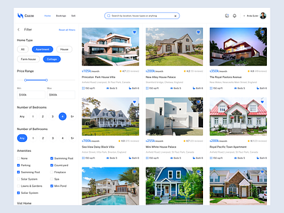 Real State Website - House Rental or buy. buy sell rent filter home house buy house rent map mobile design product design real estate real estate app ui ux ui ux design web design website