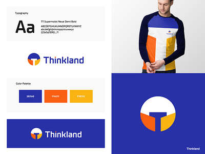 Thinkland — logo branding design