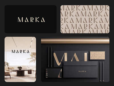 Marka Wordmark branding classic design graphic design hotel identity inspiration logo logomark luxury minimal simple typography vector wordmark