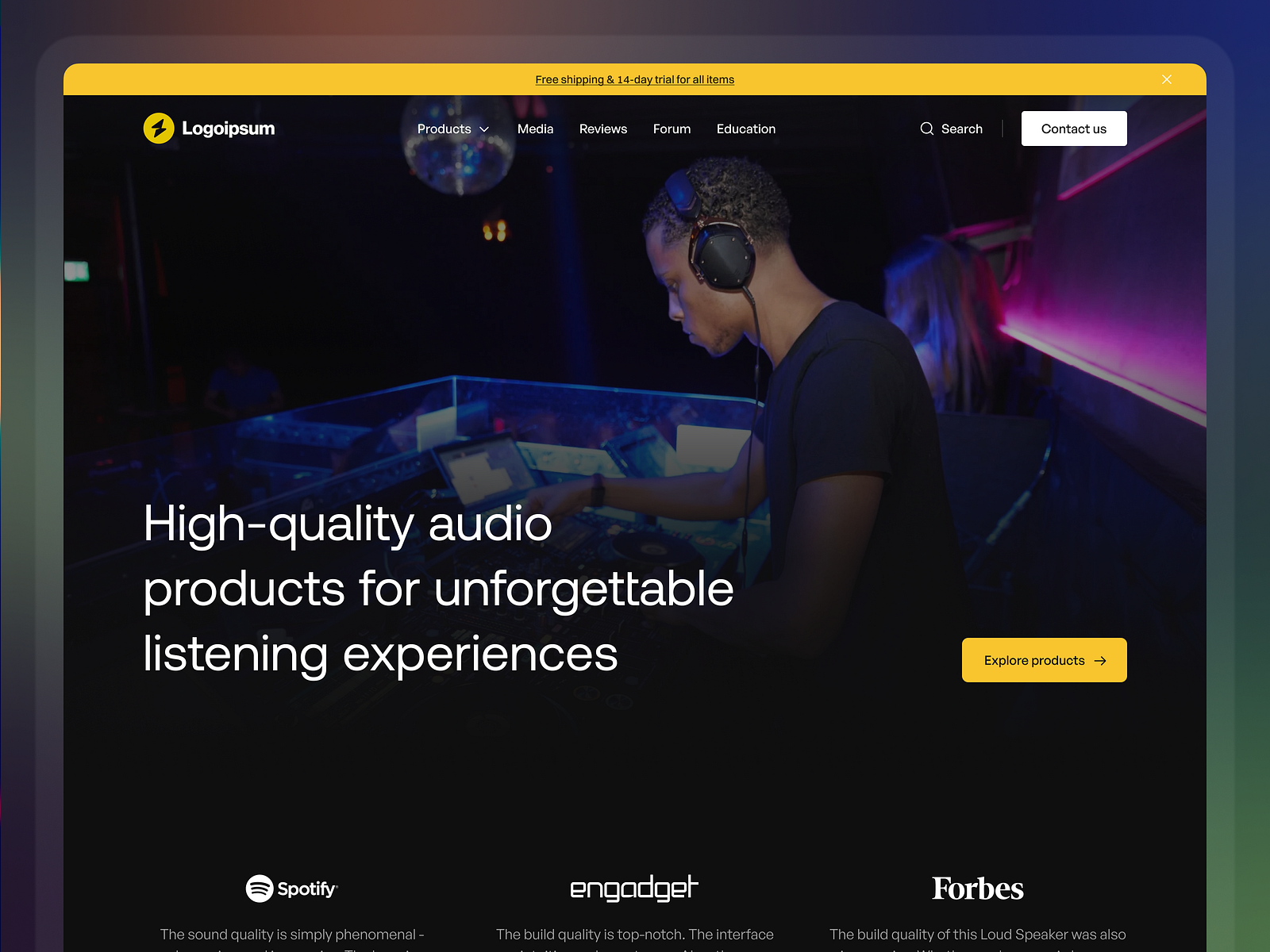 Unveiling Creativity: Zensite's Vision for BASSBOSS Landing Page by 