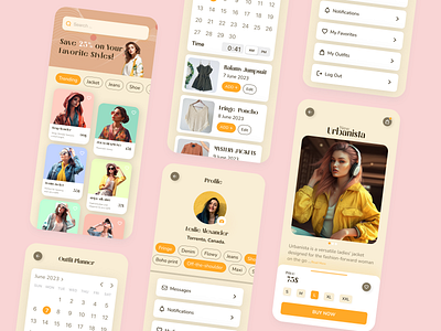 Fashion and Outfit Planner App Design ai ai app app app desigin beautiful design branding fashion app design fashion ui fashion ux fizurrahman fizurrahmanfahim graphic design illustration logo outfit planner ui user experience design user interface ux vector