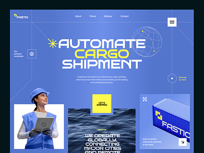 Fastio Website design interface product service startup ui ux web website