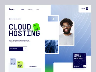 Dats Website design interface product service startup ui ux web website