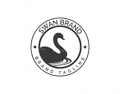 Swan brand logo logo art