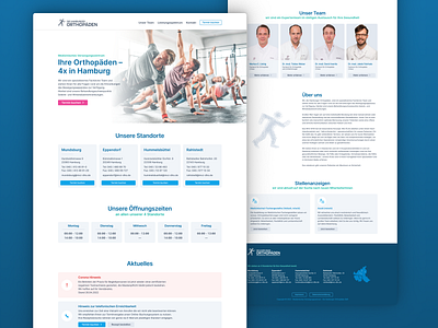 Doctor's office webdesign desktop doctor medical ui design webdesign website