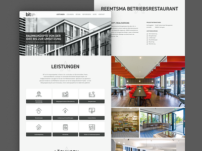 Architect's office Website architect ui design webdesign website