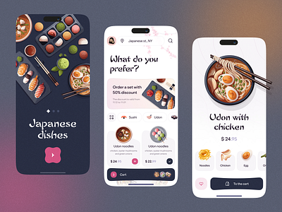 Food delivery - Mobile app app app design food food app food delivery food delivery app mobile app mobile app design mobile design mobile ui