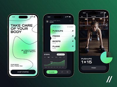 Sport Mobile iOS Diary android animation app app design app interaction dashboard design ios mobile mobile app mobile ui motion online sport training ui ux workout