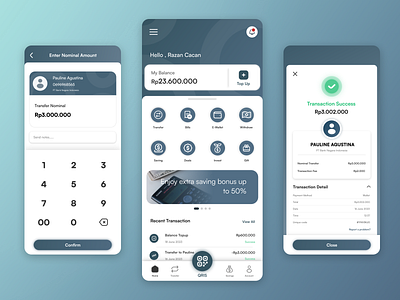 E-Wallet App UI Concept app design graphic design ui vector