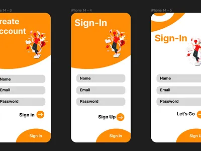 Simple UI graphic design ui