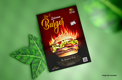 Burger Flyer burger flyer burger flyers fast foot flyer flyer design flyer template flyers