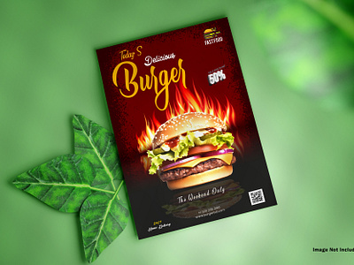 Burger Flyer burger flyer burger flyers fast foot flyer flyer design flyer template flyers